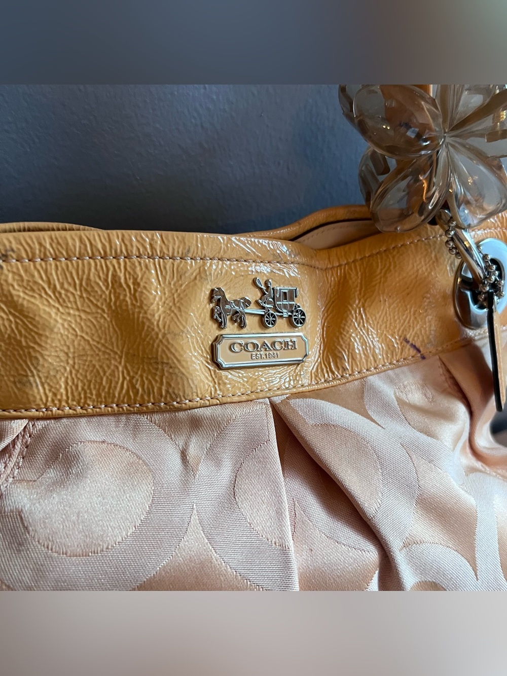 Coach Ashley Op Art Shoulder Bag - Picture 4 of 8
